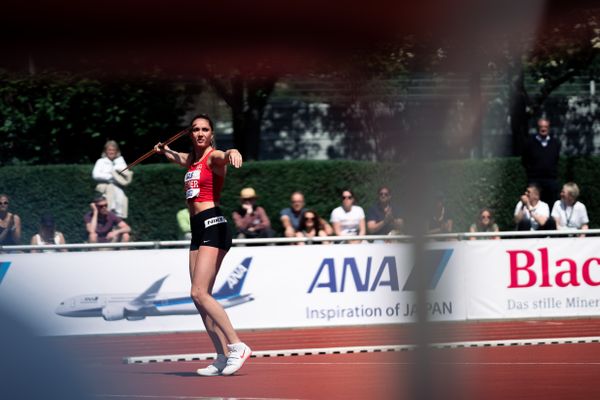 Sophie Weißenberg (TSV Bayer 04 Leverkusen) beim Speerwurf am 08.05.2022 beim Stadtwerke Ratingen Mehrkampf-Meeting 2022 in Ratingen